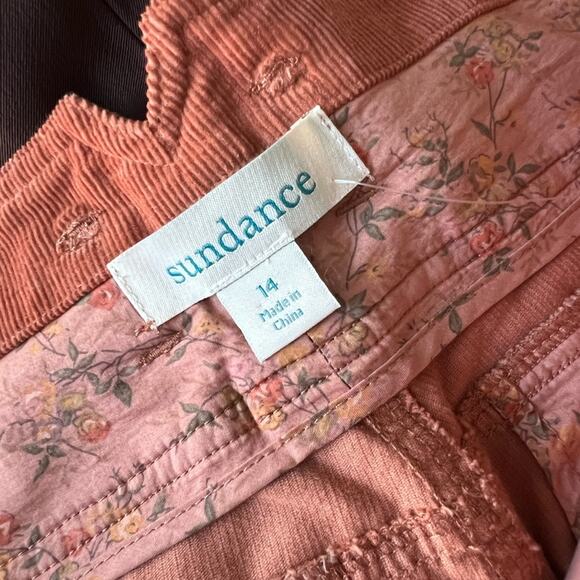 Sundance Straight Leg Crop Corduroy Pant size 14 terracotta - Picture 4 of 6